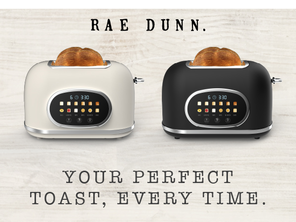 Toaster for perfect toast every time – golden, even, consistent results, easy to use