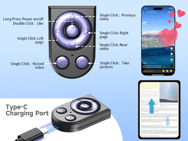 Scrolling Remote Control for TikTok