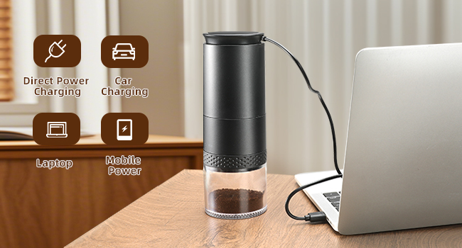 Conical Burr Coffee Grinder with LED Display