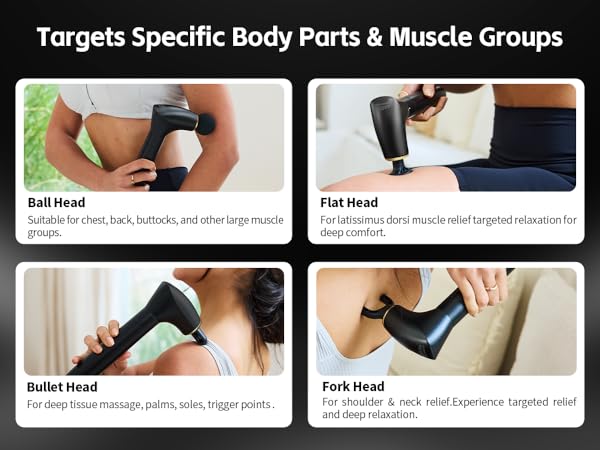 handheld massage gun extension handle