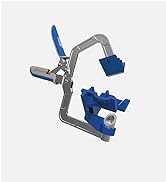 Kreg KHCCC 90 Degree Corner Clamp - Right Angle - Corner &amp; T-Joint Clamps for Woodworking - Carpe...