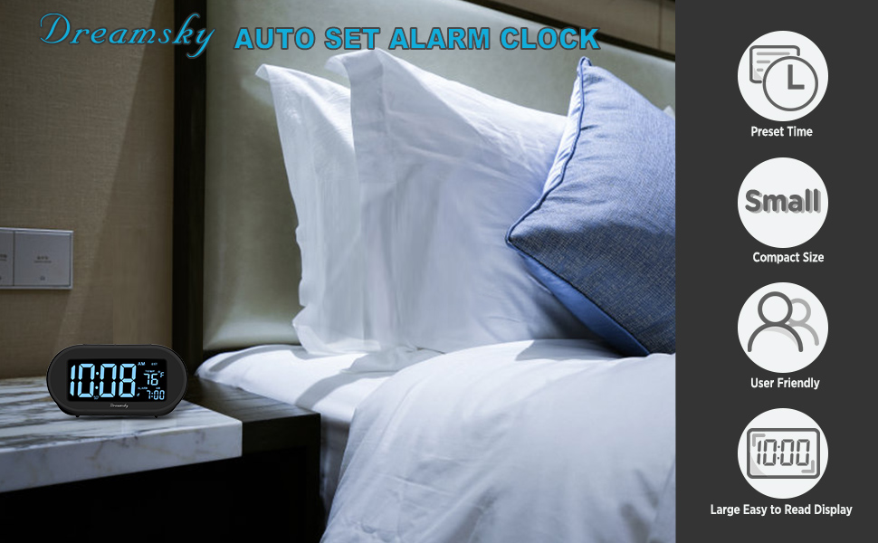 auto set alarm clock