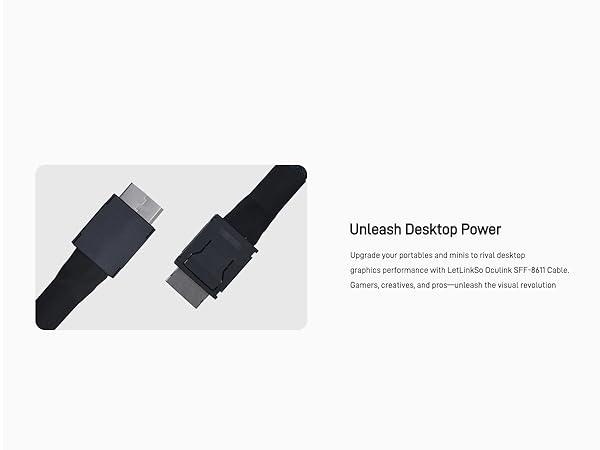 LetLinkSo Gen4 PCIe 4.0 Oculink SFF-8611 Connector