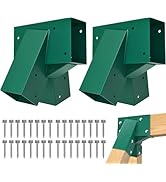 BeneLabel A-Frame 2 Swing Set Brackets, Heavy Duty Steel Swing Set Hardware with Mounting Hardwar...