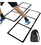 Hikeen Agility Ladder - Speed Ladder for Football, Basketball - Durable Rubber Training Ladder fo...