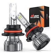 Nilight 9007 LED Headlight Bulbs, 350% Brighter, 10000LM HB5 LED High Low Beam Headlight Conversi...