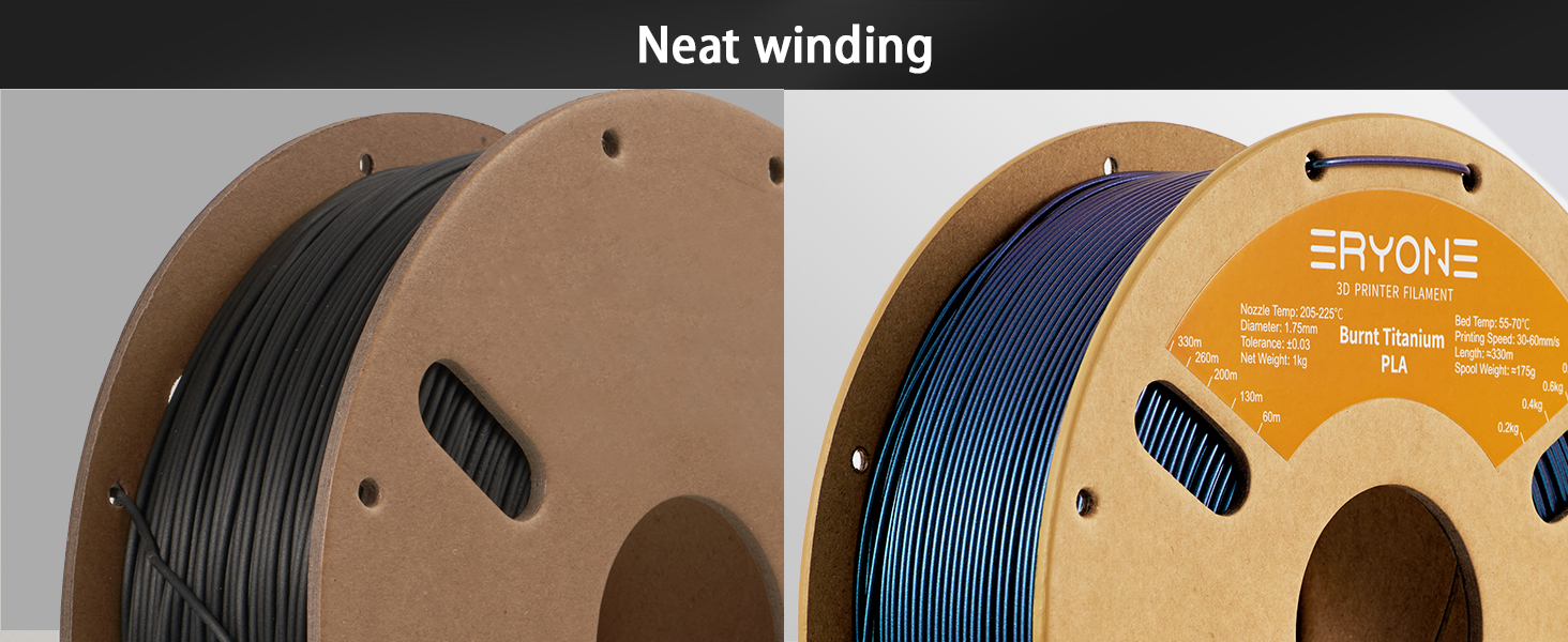 Burnt titanium filament