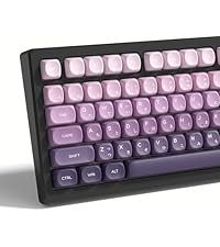 Womier Keyboard Keycaps - Pink Cute Keycap MOA Profile, PBT Dye-Sublimation Custom Key Caps Set 60% ...