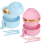 UUGLAM Ramen Bowl Set of 2, Ramen Cooker 33 oz, Ramen Bowls with Chopsticks and Spoon, Microwave ...
