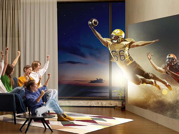 mini projector with wifi and bluetooth for bedroom protable smart 4K phone movie proyector