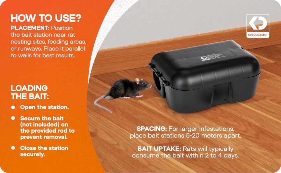 rodent bait station for the safety of your family