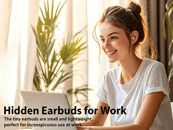 Hidden Earbuds for Work