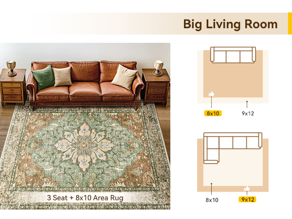 releany washable area rugs