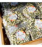 50 Pack Real Dried Flower Petals Confetti, Natural Wedding Confetti Decor with Jasm...