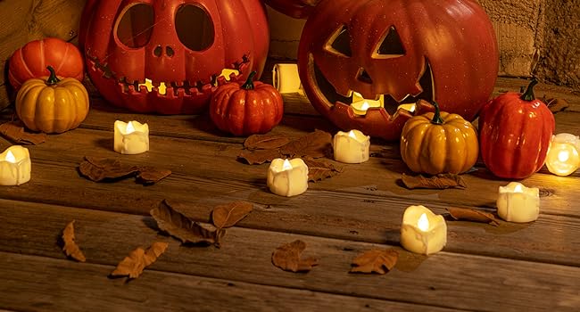 halloween tea lights candles
