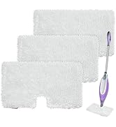 3 Pack Steam Pocket Mop Replacement Pads for Shark S3501 S3601 S3550 S3901 S3801 S2901 S2902 S350...