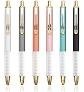 HuoHuair Ballpoint Pens Medium Point 1mm Black Ink Work Pen with Super Soft Grip Ball Point Pen f...