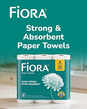 Fiora paper towels strong and absorbent