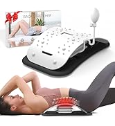 ZhanHao Back Stretcher for Lower Back Pain Relief,Adjustable Lumbar Traction Device, Ergonomic Sp...