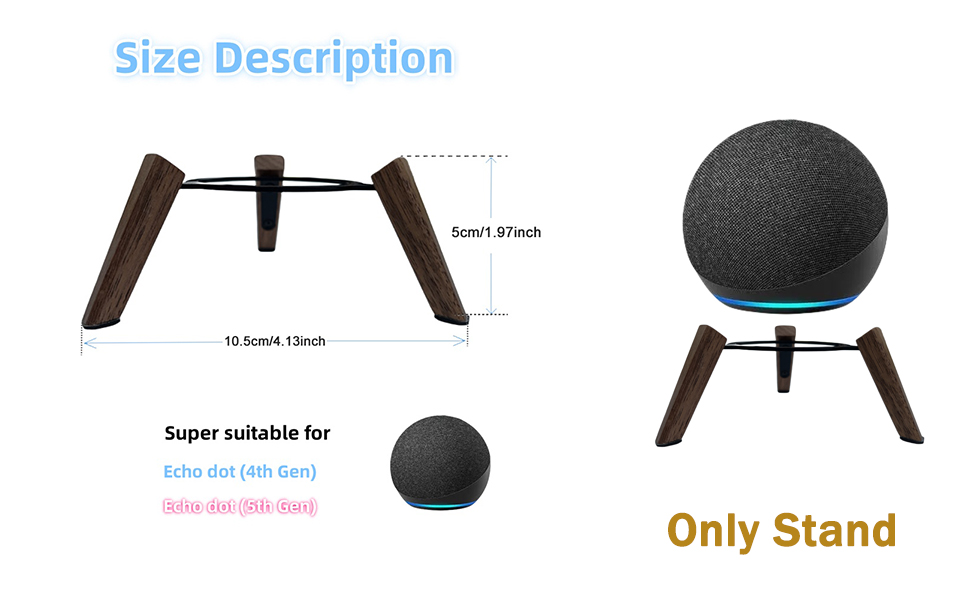 wooden stand for amaozn echo dot