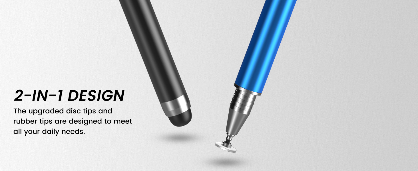 stylus Black, blue and purple