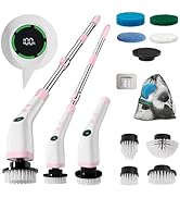 Swyprrix Electric Bathroom Cleaning Brush, Cordless Spin Scrubber Full Body Waterproof IPX7 with ...