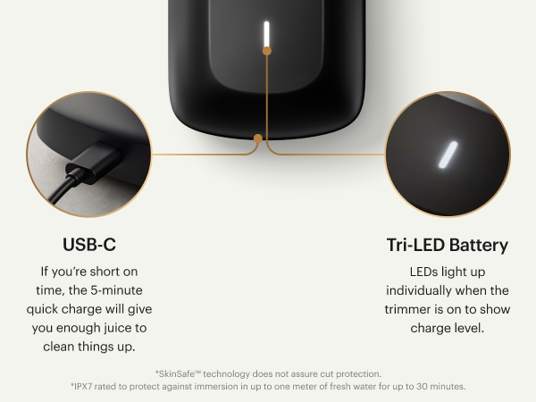 manscaped handyman travel face foil shaver hair trimmer compact