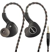 Kefine Klanar 14.5mm Planar Magnetic Hi-Fi in-Ear Monitors, Compact Ergonomic IEMs with CNC Alumi...