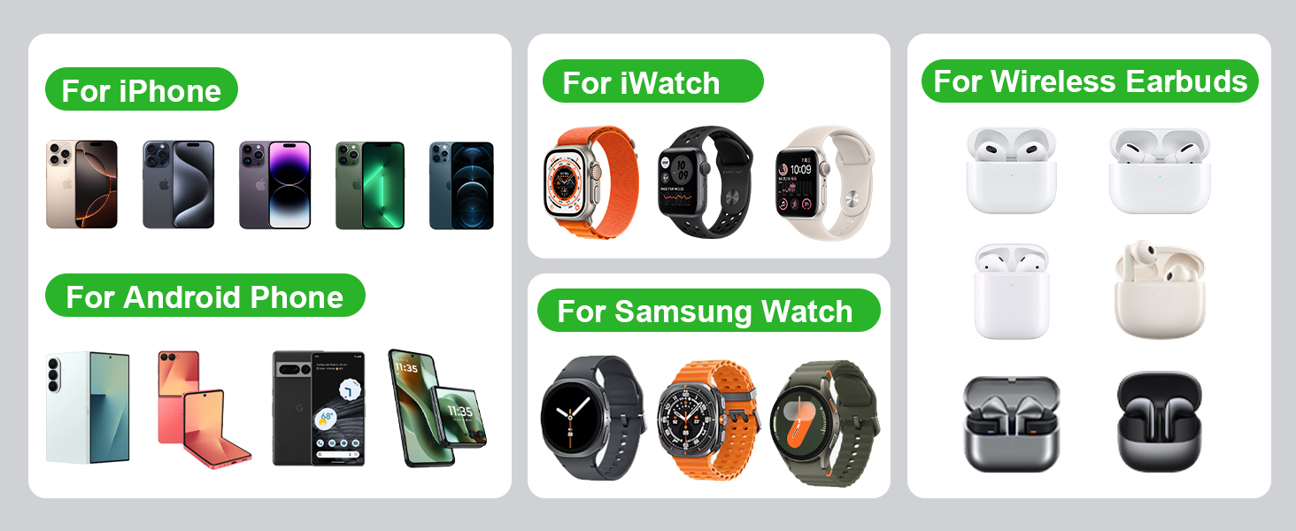 7 in 1 wireless charging station