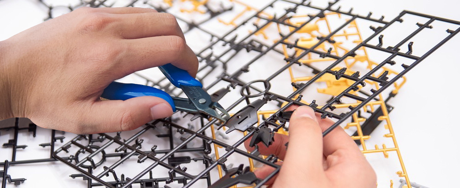 Plastic model cutting