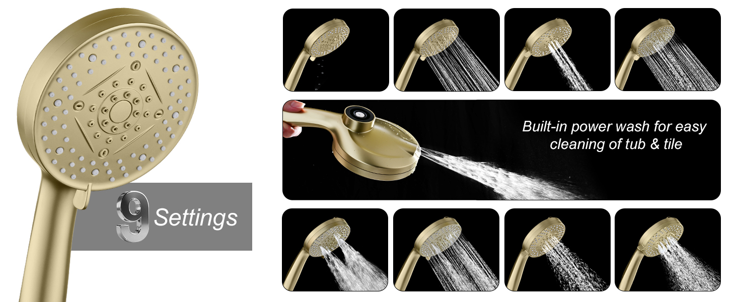 handheld shower head