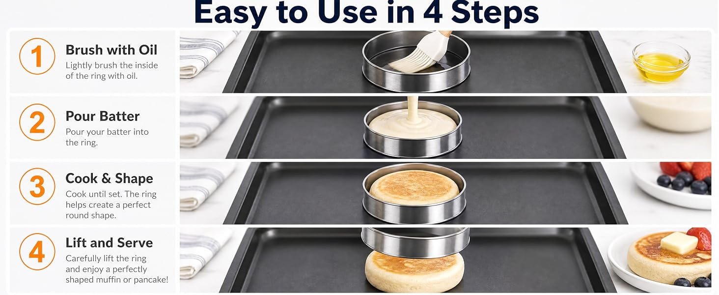 crumpet rings nonstick