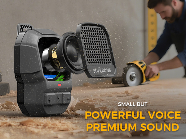 small bluetooth speaker with clip