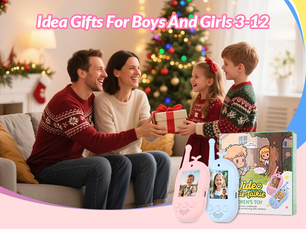 idea gtfts for boys and girls, video walkie talkies
