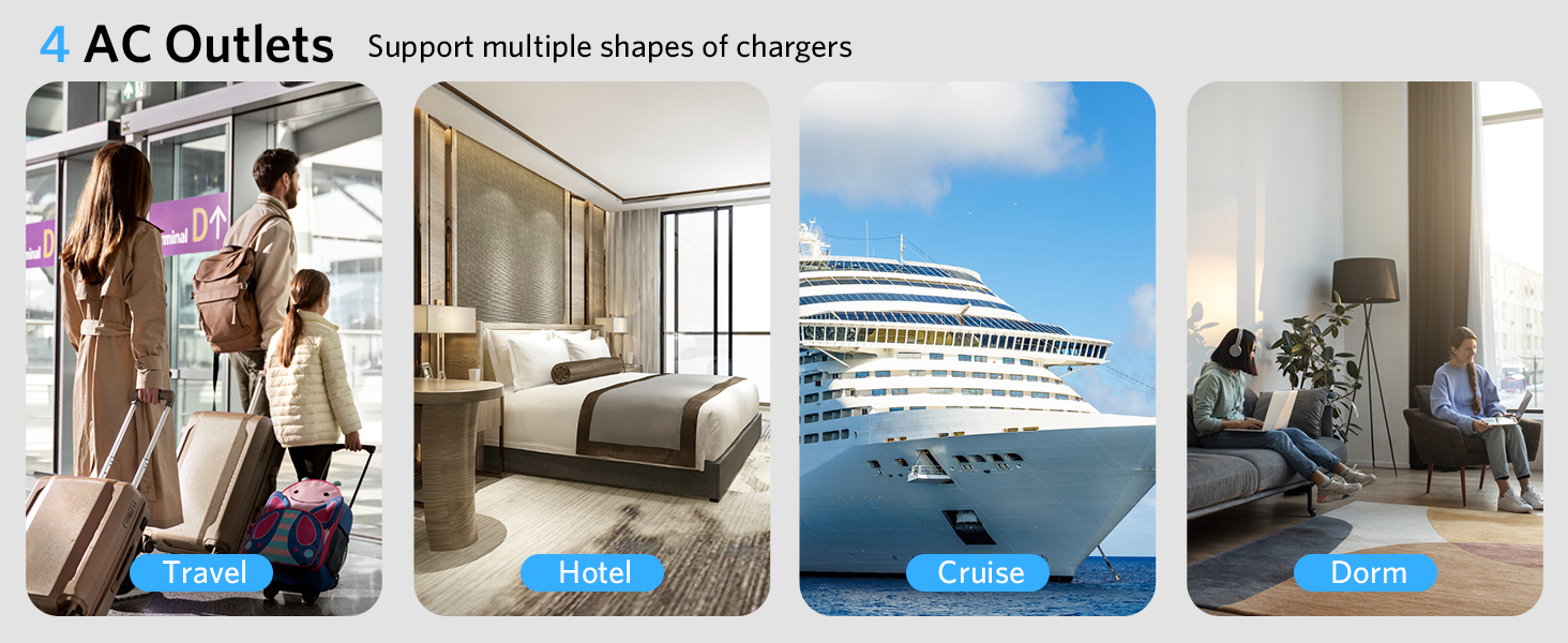 4 AC outlets