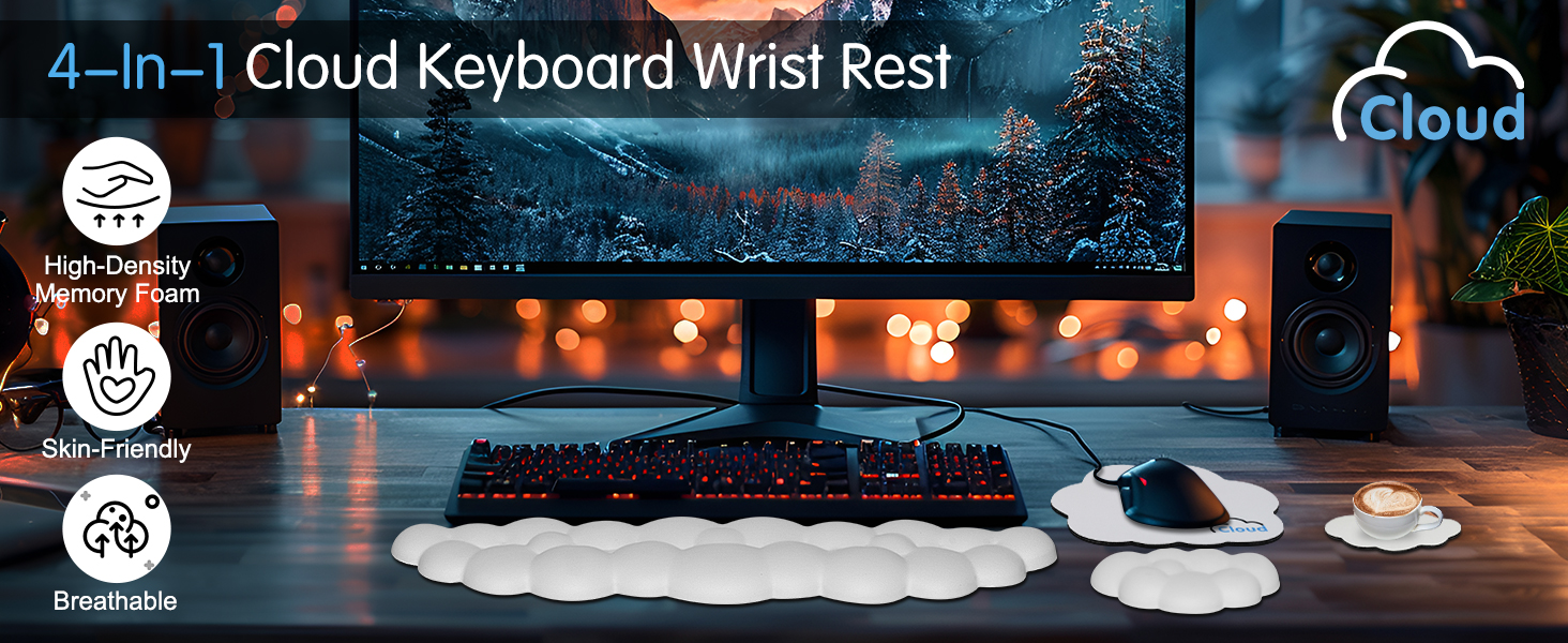 wrist rest computer keyboard