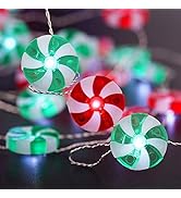 BOHON Candy Decorative Lights LED String Lights Battery Operated 10ft 30LEDs Fairy Lights with Re...
