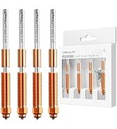 Creality Official K1C/K1 SE Nozzle, Unicorn Quick-Swap 0.4mm, 0.6mm, 0.8mm 4PCS Nozzle Kit Copper...