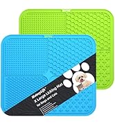 MateeyLife X Large Licking Mat for Dogs and Cats, Lick Mats with Suction Cups for Dog Anxiety Rel...
