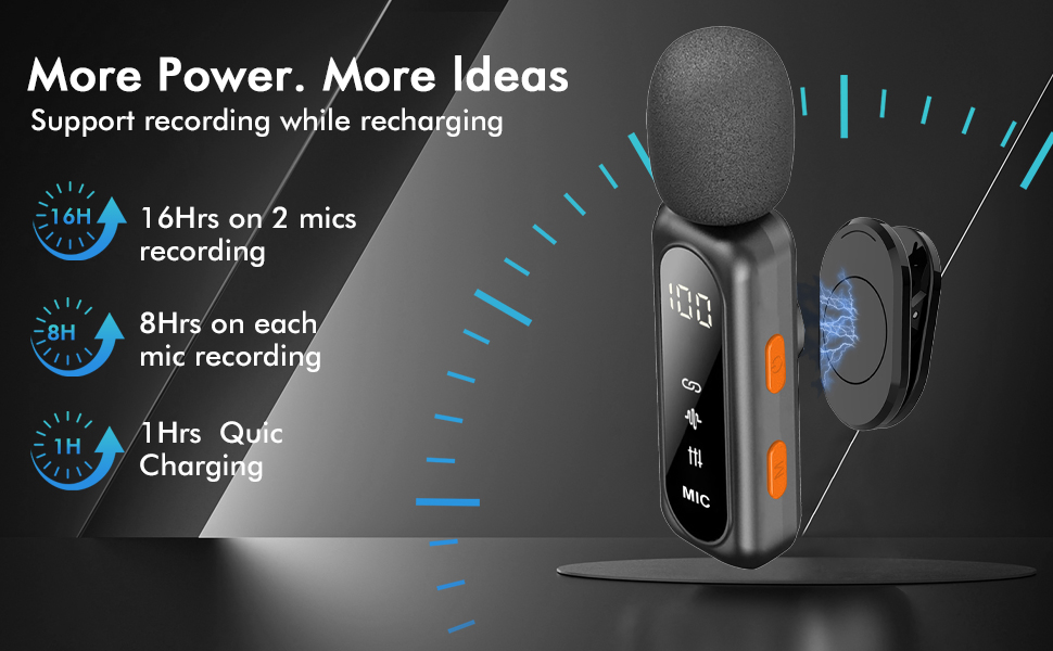 Mini Wireless Lavalier Microphone