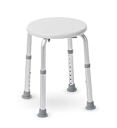 Drive Medical RTL12004KD Handicap Bathroom Stool, White