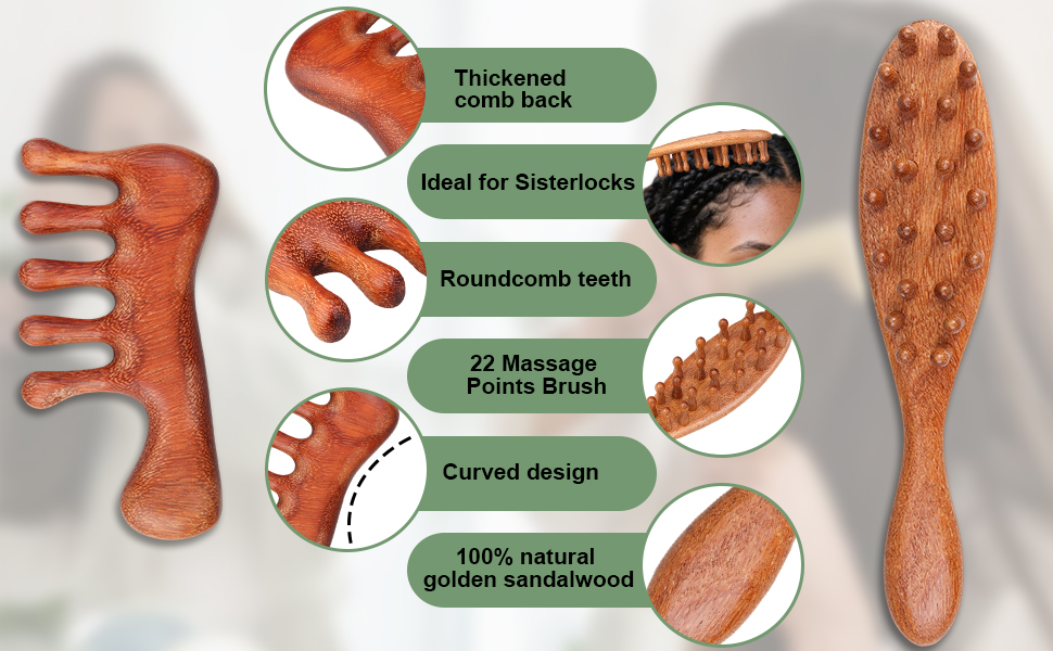 Sandalwood comb
