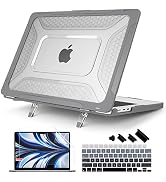 Batianda Case for M2 MacBook Air 13.6 inch 2022 Release A2681 Model,Honeycomb Heavy Duty Protecti...