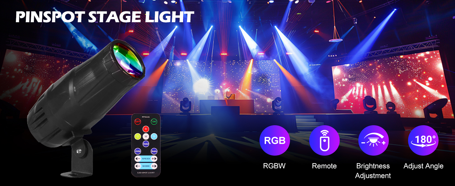 pinspot light for parties