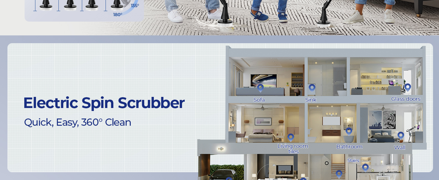 electric spin scrubber bathroom