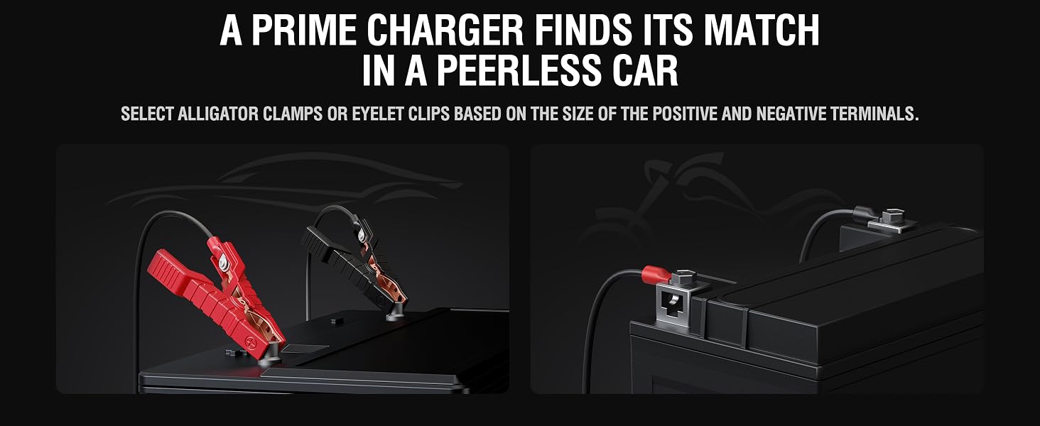 5A/10A Smart Battery Charger and Maintainer