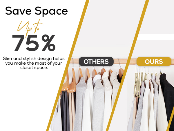 Ivory premium Closet storage velvet hangers 50 pack slim space saving hangers clothes organization
