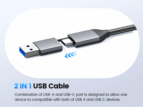 2 in 1 usb cable