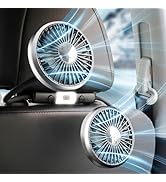 xuenair 360 Hose Cooling Fan for Car Backseat Kids Baby Rear Facing, Portable USB Car Fan for Veh...