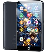 MP3 Player with Bluetooth and WiFi, MECHEN Android 13 OS MP3 &amp; MP4 Players with 4" Touchscreen an...